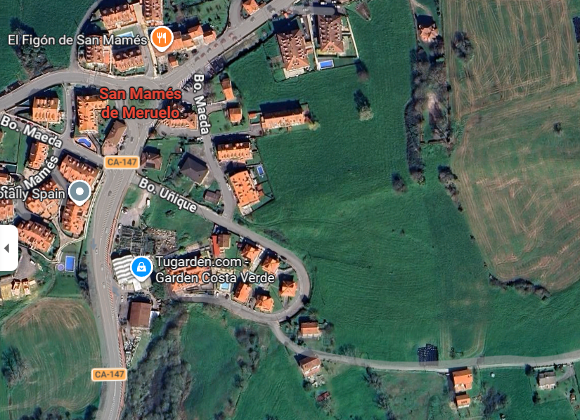 Terreno Urbanizable de 4.770m2 en San Mamés de Meruelo cercano a Beranga y a las Playas de Isla, Arnuero, Noja y Ajo. Precio: 100.000€.